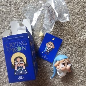 CryBaby Crying To The Moon (The Moon Catcher) Open Box Pop Mart Figure